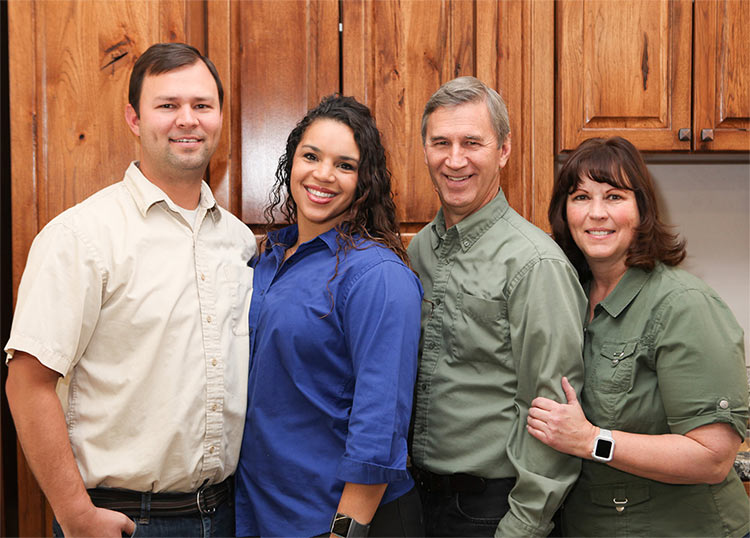 Photo of staff members from Design Surfaces.