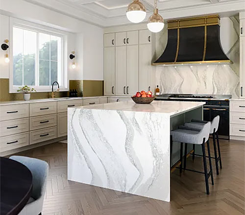 stone countertops kitchen room scene